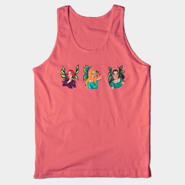 Will,Cornelia and Hay Lin Tank Top by Anacraftsandarts